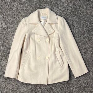 Relativity Women's Ivory Double-Breasted Coat